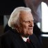 FILE- In this Dec. 20, 2010 file photo, evangelist Billy Graham, 92, is interviewed at the Billy Graham Evangelistic Association headquarters in Charlotte, N.C. The Rev. Billy Graham was admitted to a hospital Wednesday, Nov. 30, 2011 near his home in western North Carolina to be tested for pneumonia after suffering from congestion, a cough and a slight fever, his spokesman said. (AP Photo/Nell Redmond, File)