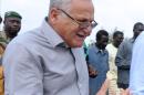 Senegalese ecologist and Fisheries Minister, Haidar El Ali, speaks in Tobor, a village near Ziguinchor, the main city of the Casamance region on September 13, 2013