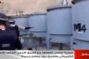 An image grab taken from Syrian television on October 19, 2013 shows an inspectors from the Organisation for the Prohibition of Chemical Weapons at work at an undisclosed location in Syria