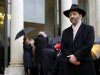Chief Rabbi of France Gilles Bernheim leaves the Elysee Palace after a meeting in Paris
