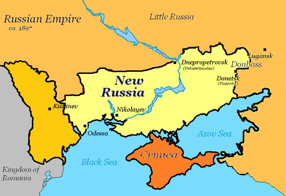 Novorussia map
