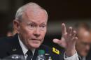 Chairman of the Joint Chiefs of Staff Gen. Martin Dempsey testifies before the Senate Armed Services Committee hearing about the military campaign against the Islamic State on Capitol Hill in Washington, DC on July 7, 2015