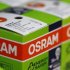 Packages of 30 watt light bulbs of lamp manufacturer Osram are pictured in a shop in Germering