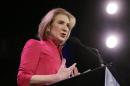 FILE - In this Jan. 24, 2015 file photo, former technology executive Carly Fiorina speaks during the Freedom Summit, in Des Moines, Iowa. During an interview Sunday, March 29, 2015 on 
