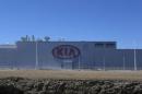 General view shows the Kia Motors manufacturing plant in Pesqueria