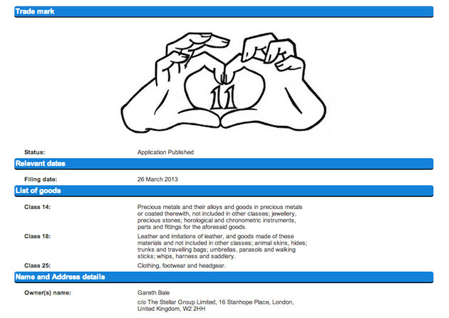 Бэйл зарегистрирует сердце, сложенное руками, как товарный знак - изображение 1