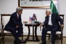U.S. Secretary of State Kerry meets Palestinian President Abbas in Ramallah