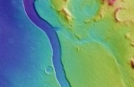 歐洲公佈火星照片  有明顯河流痕跡