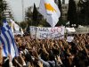 Students take part in anti-Troika protest in Nicosia