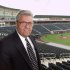 FILE - In a March 30, 2004 file photo, John Q. Hammons poses for a photo in his new 8,000 seat baseball stadium in Springfield, Mo. Hammons, a prominent hotel developer and southwest Missouri philanthropist, died Sunday, May 26, 2013 at a nursing home in Springfield, Mo., said Sheri Davidson Smith, a spokeswoman for John Q. Hammons Hotels & Resorts. He was 94. (AP Photo/John S. Stewart, File)