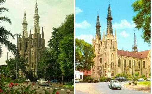 Wajah Gereja Katedral Jakarta Terkini Dibanding Lebih Seabad Silam Tak Berubah