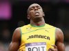 Jamaica's Usain Bolt competes in the men's 200m round 1 heat at the London 2012 Olympic Games at the Olympic Stadium