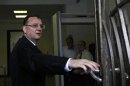 Former Czech PM Necas arrives for questioning over corruption allegations in Prague