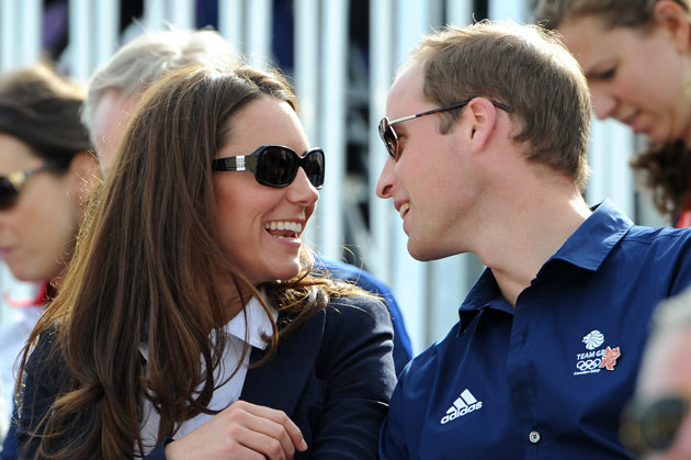Prince WIlliam and Kate Middleton at the Olympics