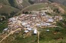 A general view shows a village near the Marco gold mine in Mukungwe locality in Walungu territory of South Kivu