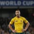 Australia Wallabies' Cooper reacts during their Rugby World Cup third place play-off against Wales in Auckland