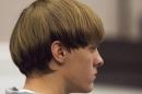 Dylann Roof attends a hearing at the Judicial Center in Charleston