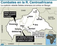 El domingo la rebelión dio 72 horas al Gobierno para respetar los acuerdos. Después de este día, los rebeldes retienen en Sibut (160 km al norte de Bangui) a cinco ministros salidos de la rebelión y miembros del Gobierno de unión nacional formado tras los acuerdos de Libreville