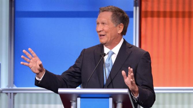 Republican presidential hopeful John Kasich shined during the primary debate on August 6, 2015