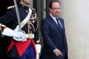 Francois Hollande is seen at the Elysee presidential Palace on September 17, 2013 in Paris