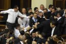 Photos: Ukraine parliament erupts in all-out brawl