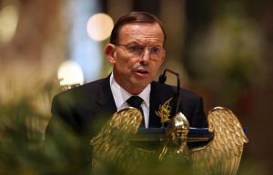 Australia&#39;s Prime Minister Tony Abbott speaks at&nbsp;&hellip;