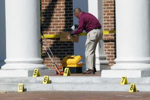 Crime scene investigator Larry Bryant with the Nash …