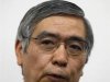 Asian Development Bank President Kuroda speaks during a group interview in Tokyo