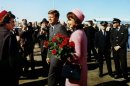 Handout photo of John F. Kennedy and Jacqueline Kennedy in Dallas