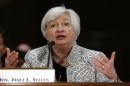 U.S. Federal Reserve Chair Yellen testifies before the Senate Banking Committee on Capitol Hill in Washington