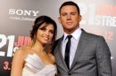 Channing Tatum and his wife Jenna Dewan arrive at the premiere of '21 Jump Street' on March 13. 2012 in Los Angeles -- Getty Images