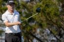 Mackenzie Hughes of Canada watches his tee shot on the 7th hole during the third round of the RSM Classic at Sea Island Resort Seaside Course on November 19, 2016 in St Simons Island, Georgia