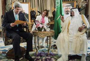 U.S. Secretary of State John Kerry, left, and King&nbsp;&hellip;