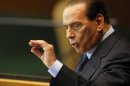 Italy's Prime Minister Berlusconi addresses the 64th United Nations General Assembly at the U.N. headquarters in New York