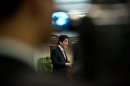 Japanese Prime Minister Shinzo Abe is pictured in Washington February 22, 2013