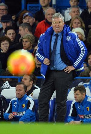 Chelsea&#39;s manager Guus Hiddink looks on during&nbsp;&hellip;