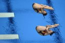 China's Wu Minxia and He Zi took the gold medal on Sunday