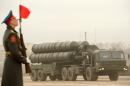 President Vladimir Putin lifted a ban on supplying Iran with sophisticated S-300 air defence missile systems, like the one seen here during a parade in Alabino, outside Moscow