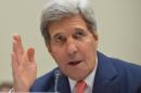 US Secretary of State John Kerry testifies in Washington, DC on September 18, 2014