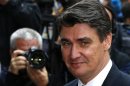 Croatia's Prime Minister Milanovic arrives at a European Union leaders summit in Brussels
