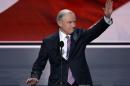 U.S. Senator Jeff Sessions waves to the crowd as he speaks at the Republican National Convention in Cleveland