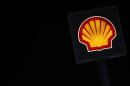 A Shell logo is seen at a petrol station in Ankara
