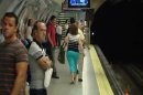 Jornada de huelga de metro, tren y autobús en Barcelona