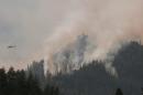 Handout photo of fire supression at Happy Camp Complex fire in the Klamath National Forest