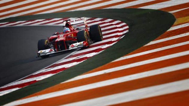 2012 Indian GP Ferrari Alonso