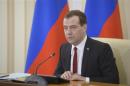 Medvedev chairs a government meeting in the Crimean city of Simferopol