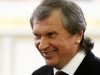 Rosneft President and Chairman of the Management Board Igor Sechin smiles before a signing ceremony after talks with the Chinese delegation at the Kremlin in Moscow