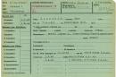 Handout photo of military service record of SS soldier Hans Lipschis
