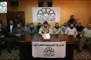 An image grab taken from a video uploaded on YouTube and provided by the "Islamic Front" on November 22, 2013 allegedly shows rebel fighters announcing the creation of the "Islamic Front" at an undisclosed location in Syria