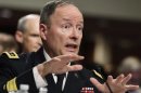 General Keith Alexander testifies before a Senate Appropriations Committee hearing in Washington